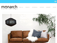 Tablet Screenshot of monarchfurnishings.com